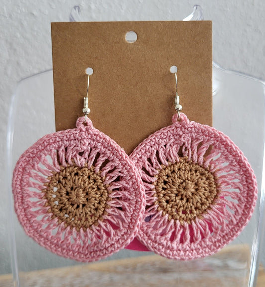 Aretes a Crochet