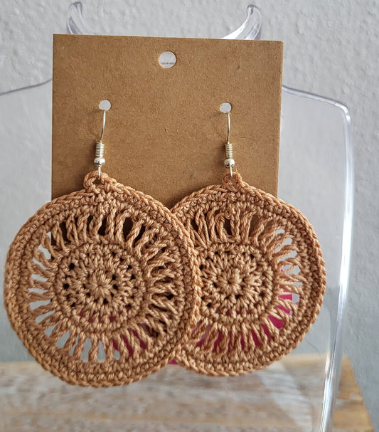 Aretes a Crochet